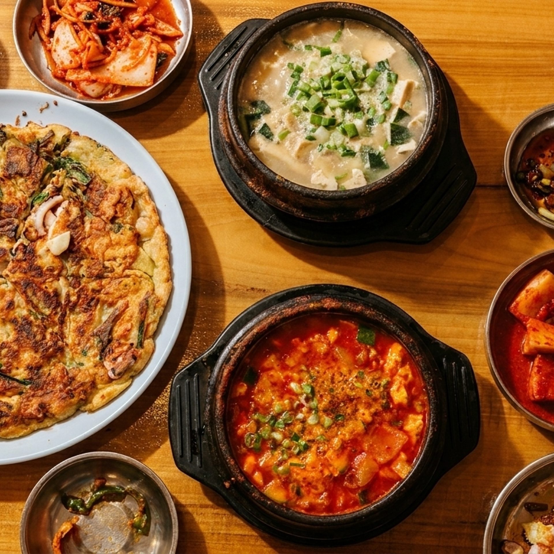 The Full Korean Table